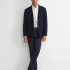 Online Sportscraft Italian Moleskin Blazer in Navy