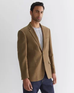 Clearance Sportscraft Italian Moleskin Blazer in Musk