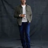 Clearance Sportscraft Jack Overshirt in Dark Khaki DarkKhaki