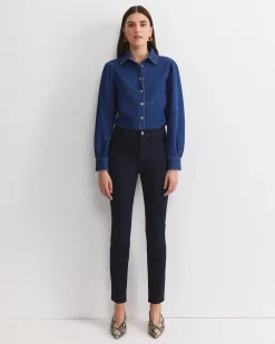 New Sportscraft Jackie High Waist Skinny Jean in Dark Wash DarkWash