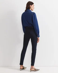 New Sportscraft Jackie High Waist Skinny Jean in Dark Wash DarkWash