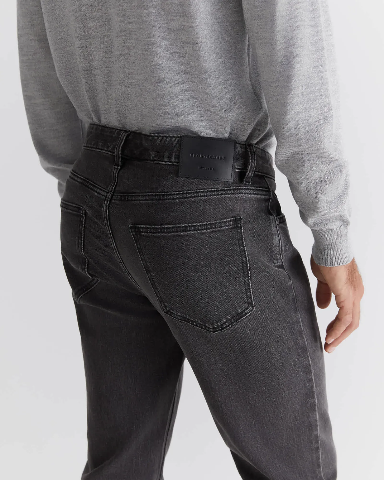 Online Sportscraft Jackson Slim Jean in Dark Grey DarkGrey