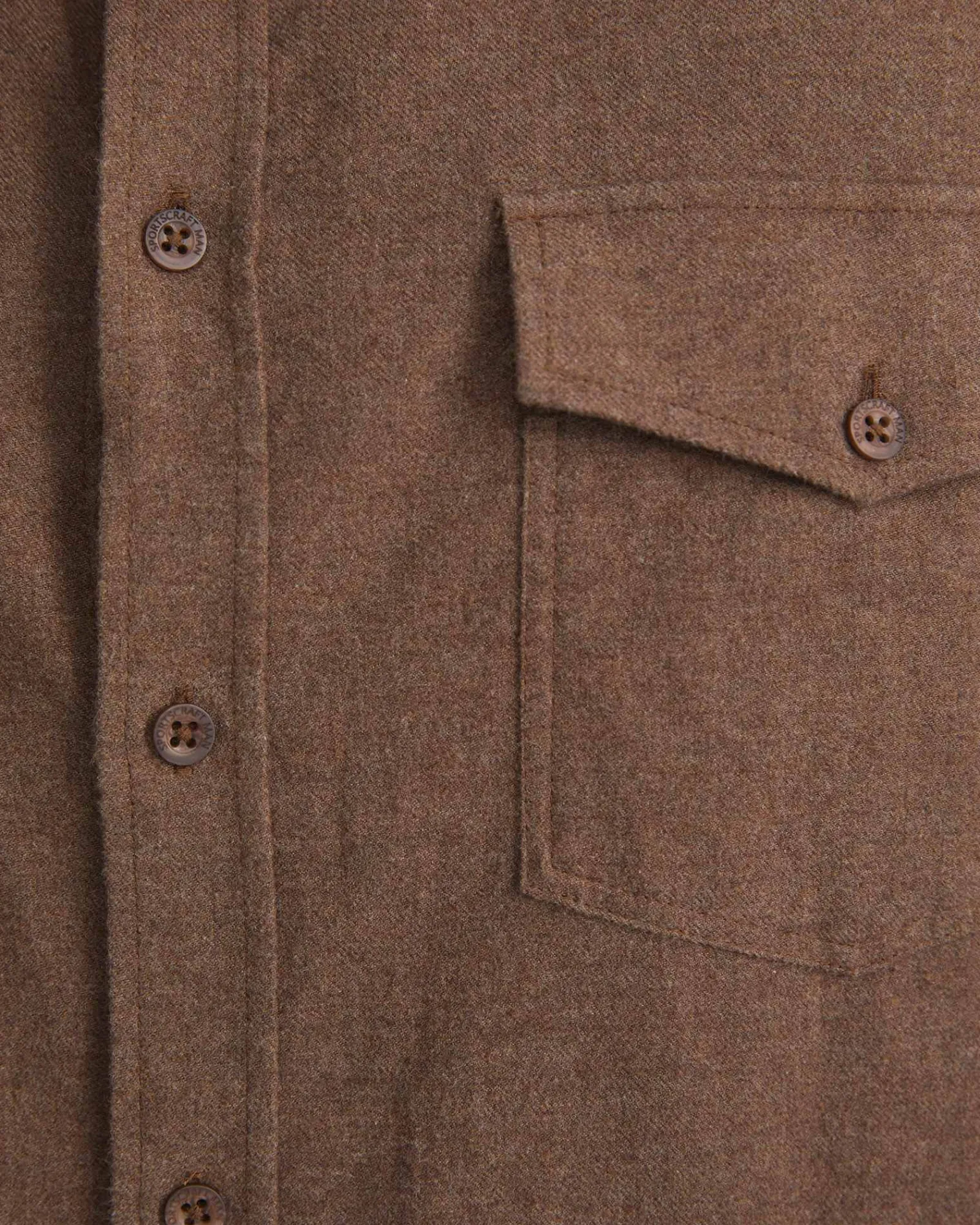 Best Sportscraft Jarron Long Sleeve Shirt in Cafe Melange CafeMelange