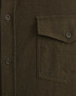 New Sportscraft Jarron Long Sleeve Shirt in Khaki Melange KhakiMelange
