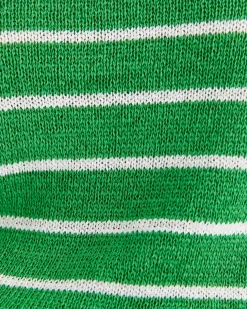 Discount Sportscraft Josie Tape Yarn Crew Knit in Green Multi GreenMulti