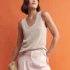 Outlet Sportscraft Josie Tape Yarn Singlet in String