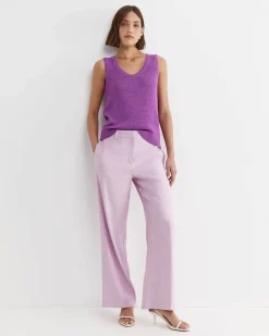 Online Sportscraft Josie Tape Yarn Singlet in Hydrangea