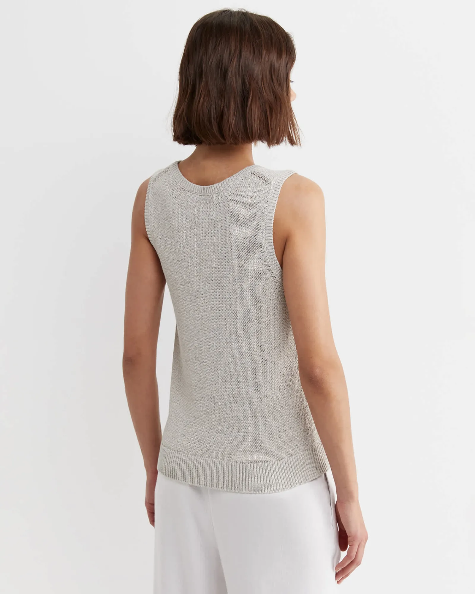 Outlet Sportscraft Josie Tape Yarn Singlet in String