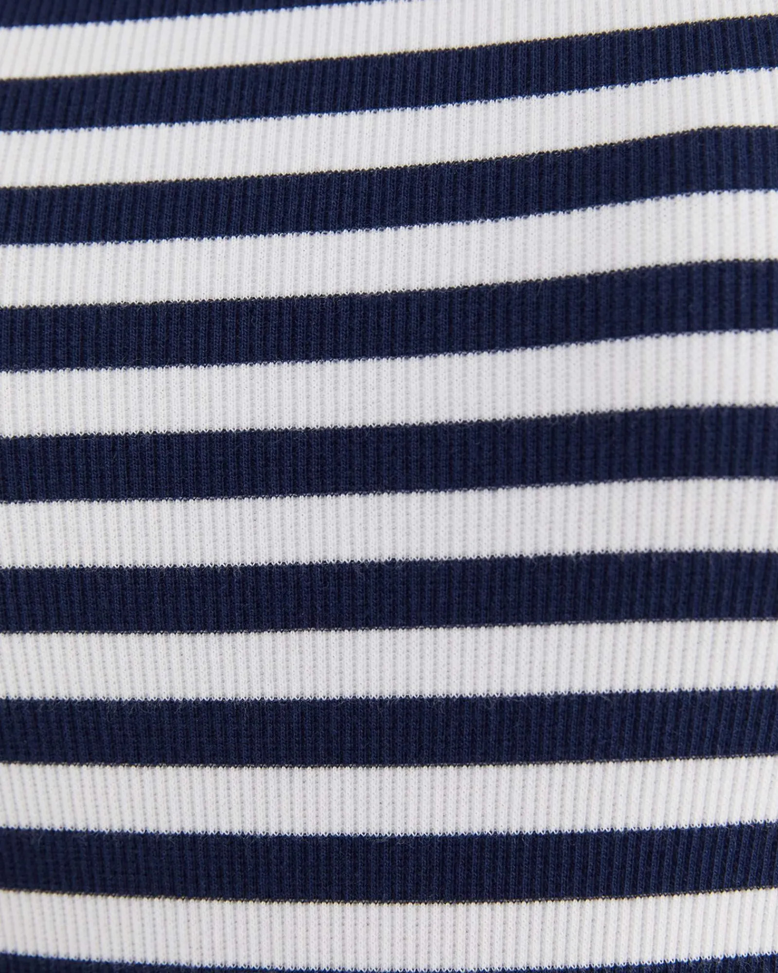 Fashion Sportscraft Julia Stripe Rib Tank in Whitenavy White/navy