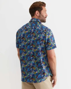 Fashion Sportscraft Kip Short Sleeve Liberty Shirt in Multi
