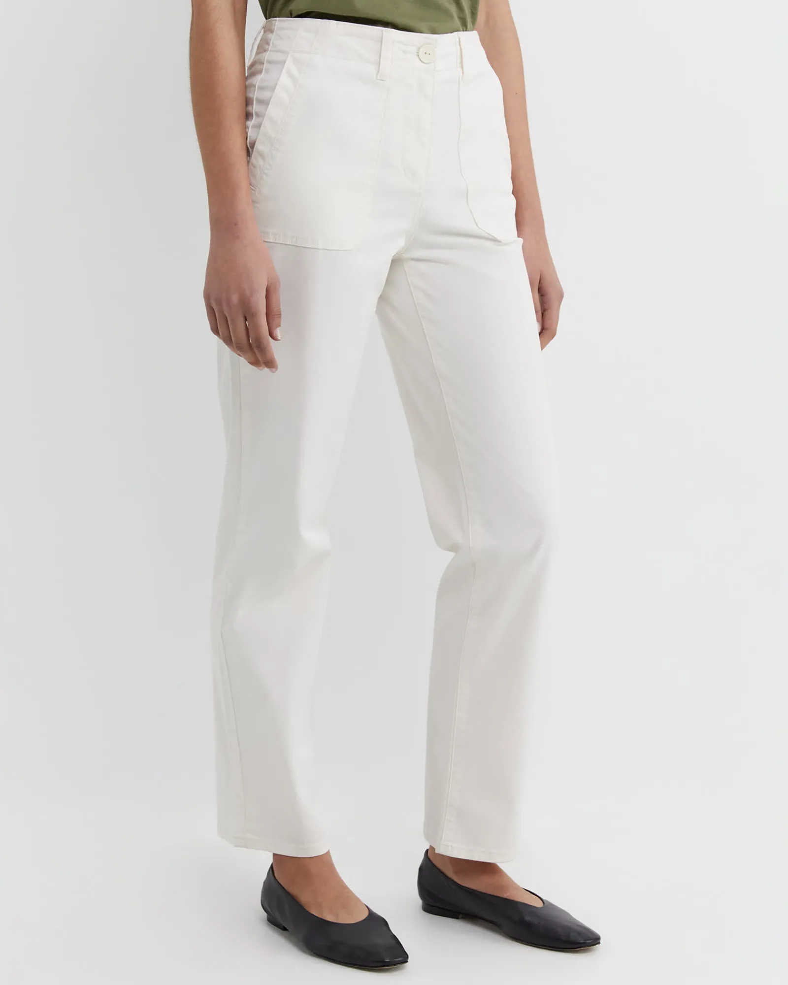 Outlet Sportscraft Laura Pocket Pant in Milk