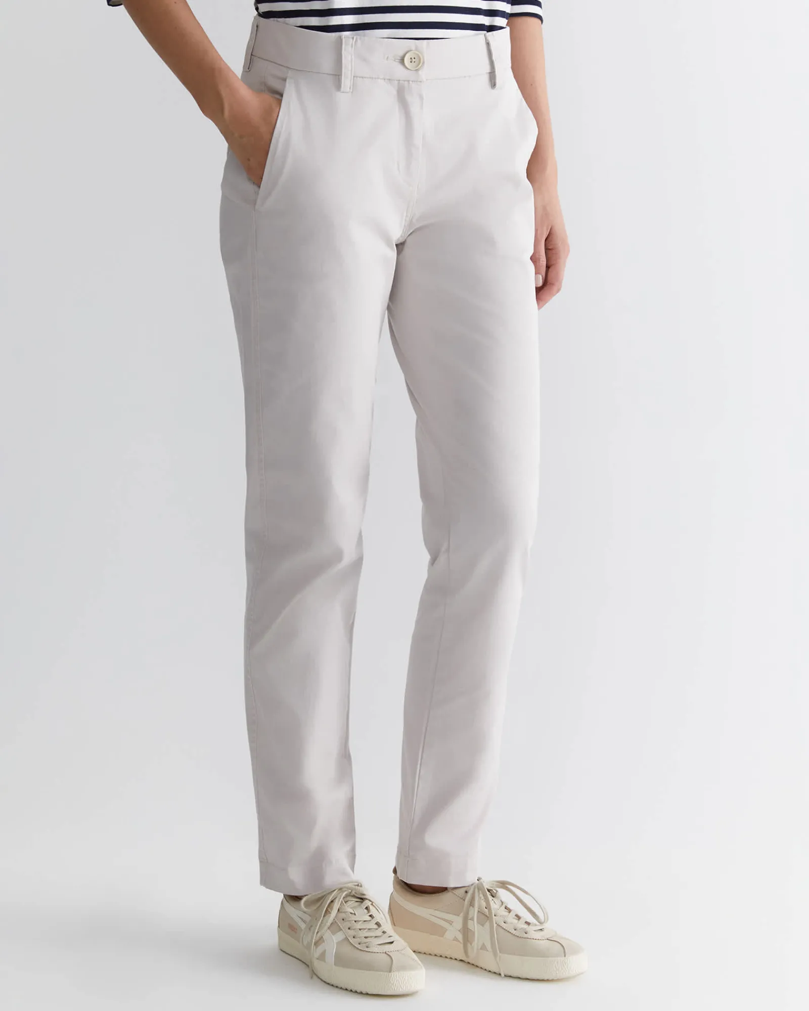 Discount Sportscraft Laura Relaxed Chino in Bone
