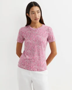Online Sportscraft Laurel Short Sleeve Liberty Tee in Pink Multi PinkMulti