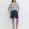 Clearance Sportscraft Laurina Knit Tee in Ivorynavy Ivory/navy