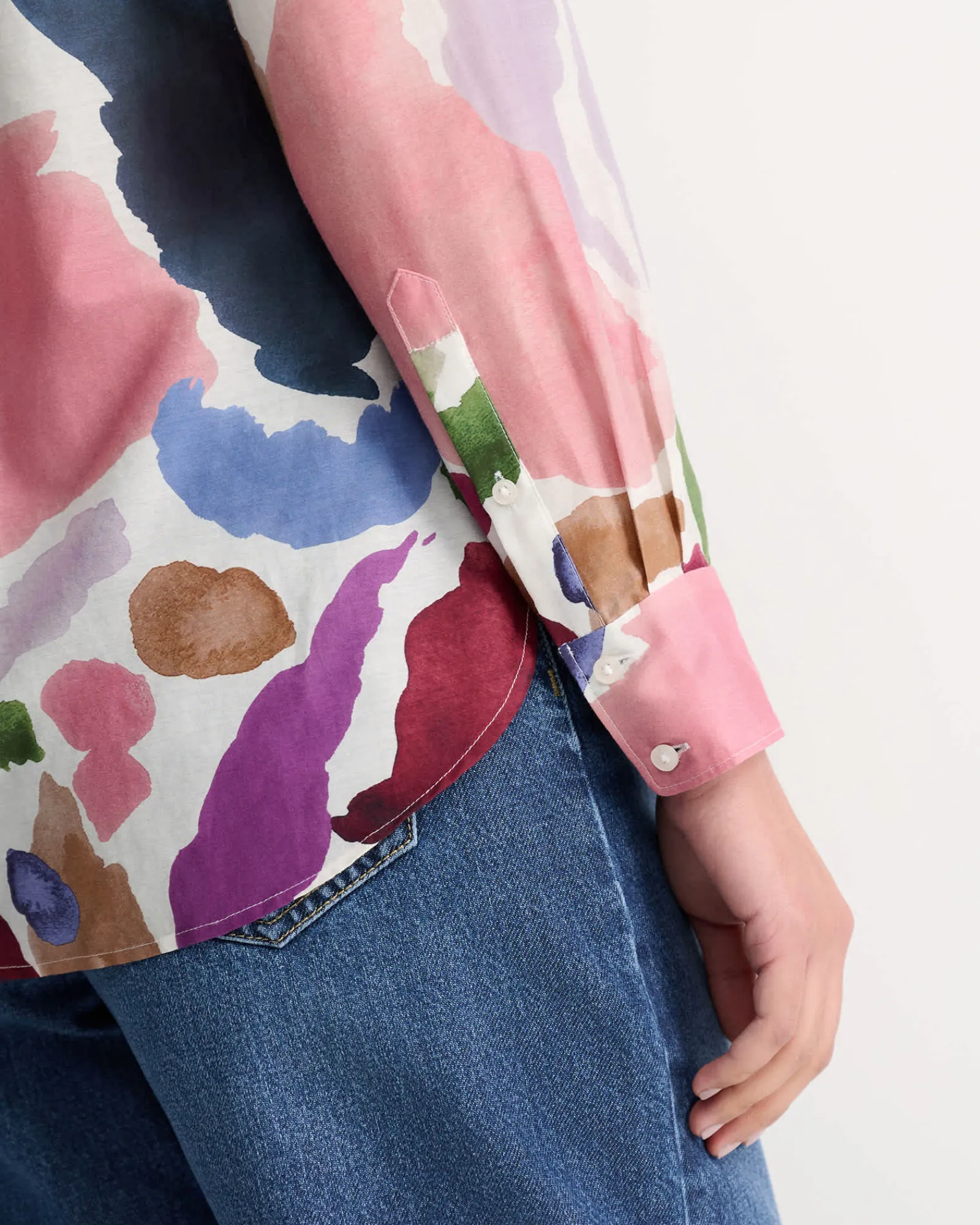 Discount Sportscraft Leah Cotton Silk Shirt in Multi