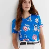Hot Sportscraft Leighton Liberty Tee in Blue Multi BlueMulti