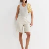 Fashion Sportscraft Lena Bermuda Linen Short in String