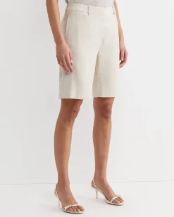 Fashion Sportscraft Lena Bermuda Linen Short in String