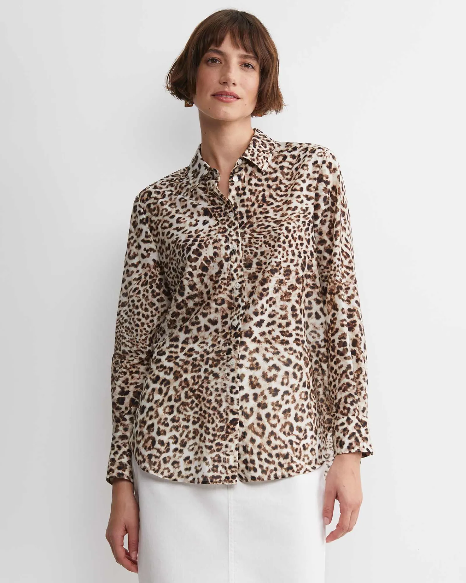 Outlet Sportscraft Leo Cotton Silk Shirt in Multi
