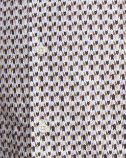 Fashion Sportscraft Leo Liberty Long Sleeve Shirt in Whitemulti White/multi
