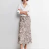 Clearance Sportscraft Leo Slip Midi Skirt in Multi