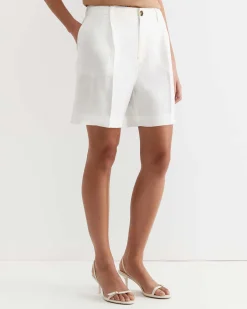 Discount Sportscraft Lilou Linen Short in White