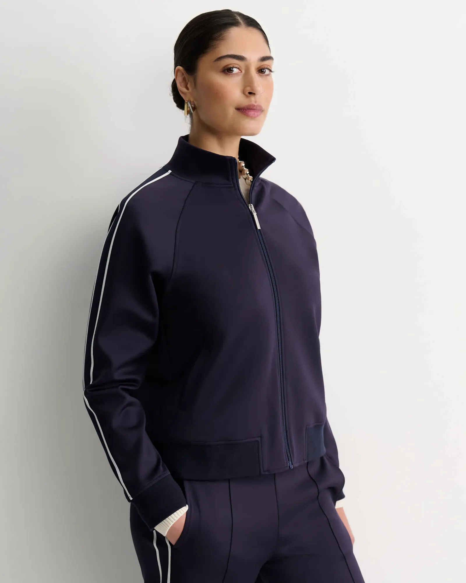 Outlet Sportscraft Lina Track Jacket in Navy Multi NavyMulti