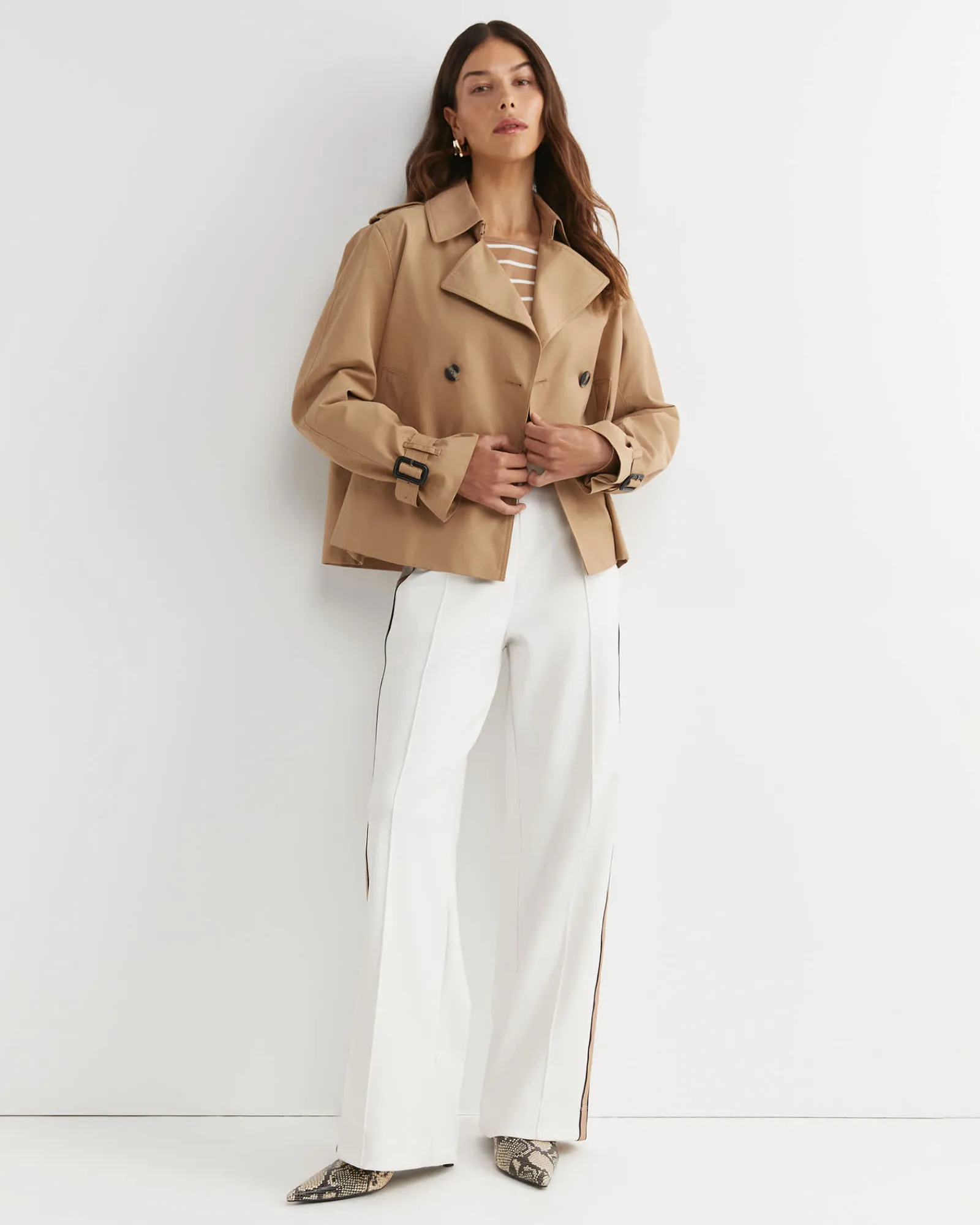 Best Sportscraft Lina Track Pant in Whitemulti White/multi