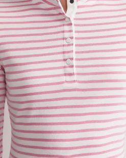 Discount Sportscraft Lucy Snap Funnel Neck Top in Whitepink White/pink
