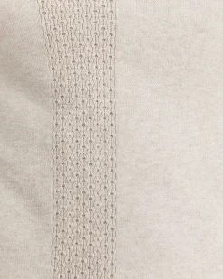 Outlet Sportscraft Luka Short Sleeve Knit Polo in Natural