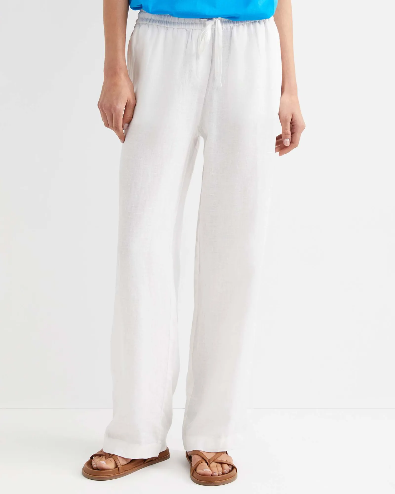 Outlet Sportscraft Lulu Drawcord Pant in White