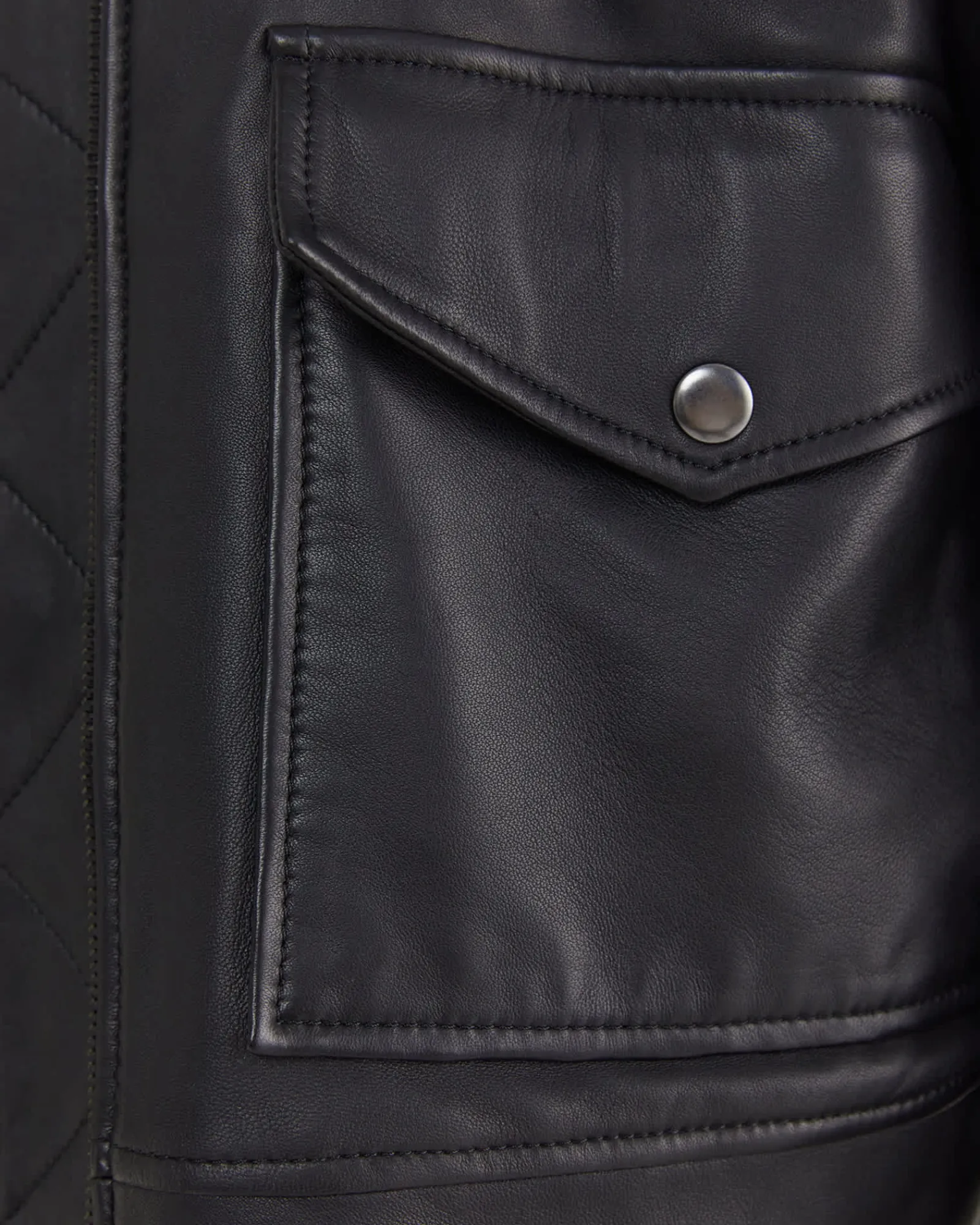 Sale Sportscraft Lulu Leather Jacket in Black