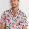 Hot Sportscraft Mac Short Sleeve Liberty Cuban Shirt in Multi