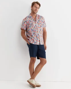 Hot Sportscraft Mac Short Sleeve Liberty Cuban Shirt in Multi