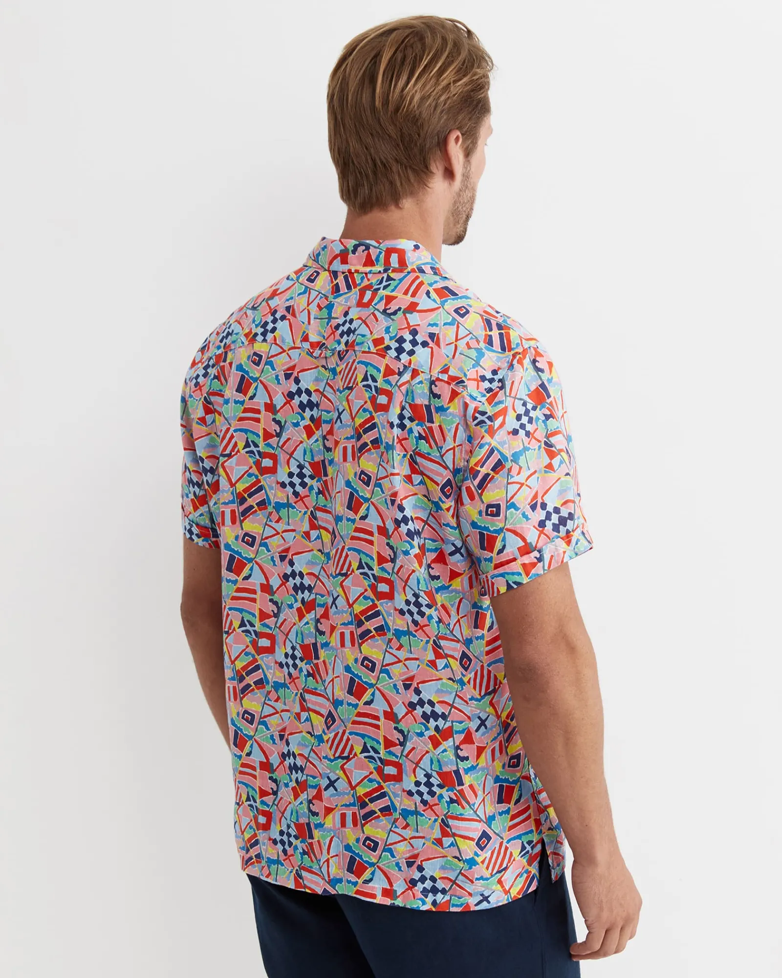 Hot Sportscraft Mac Short Sleeve Liberty Cuban Shirt in Multi