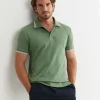 Fashion Sportscraft Manning Short Sleeve Polo in Elm