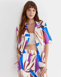 Outlet Sportscraft Marie Short Sleeve Shirt in Multi