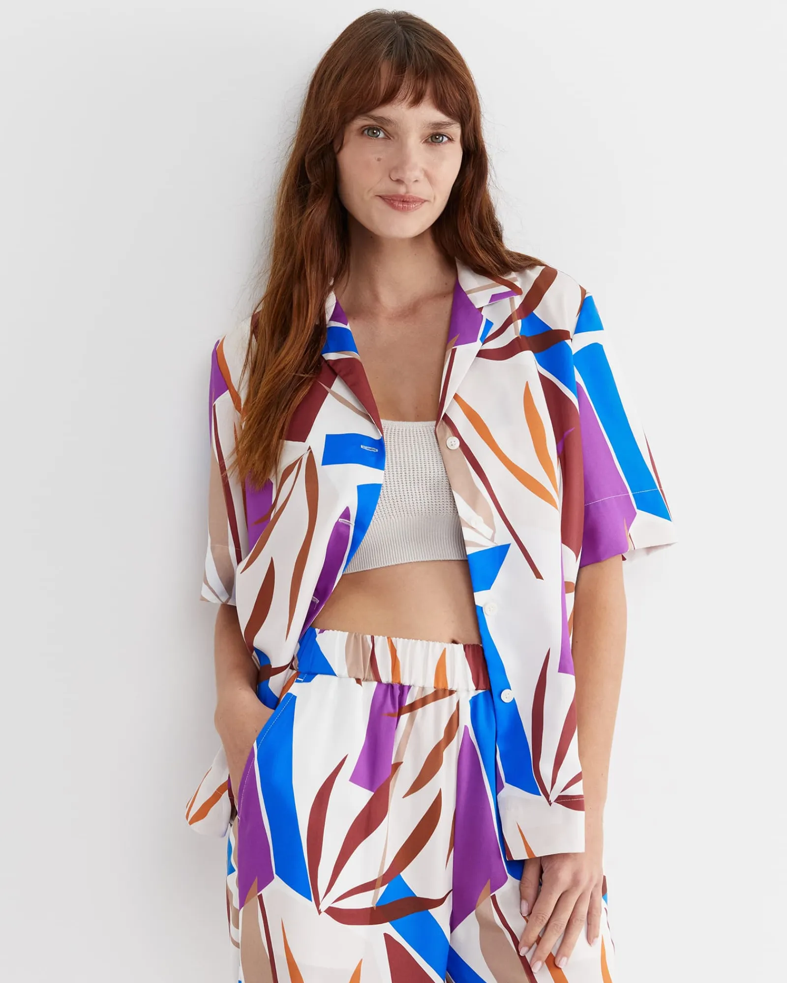 Outlet Sportscraft Marie Short Sleeve Shirt in Multi