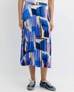 Discount Sportscraft Martine Pleat Skirt in Multi
