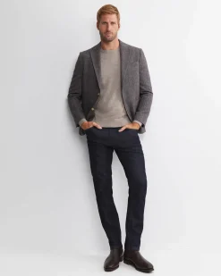 Sale Sportscraft Max Washed Wool Item Jacket in Dark Charcoal DarkCharcoal
