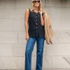 Sale Sportscraft Maxine Milano Vest in Black