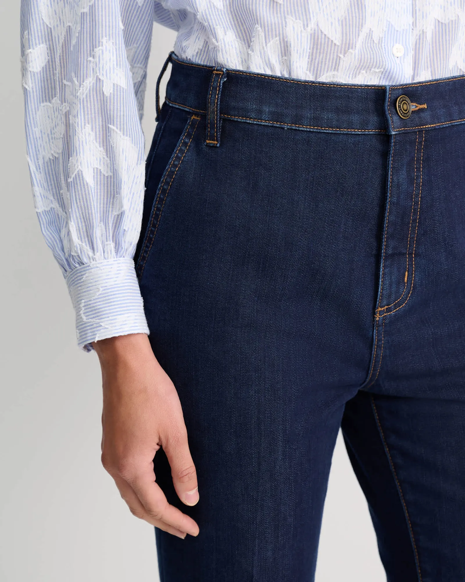 Clearance Sportscraft Maxine Trouser Jean in Dark Wash DarkWash