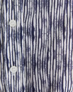 Sale Sportscraft Maya Lily Voile Shirt in Bluewhite Blue/white