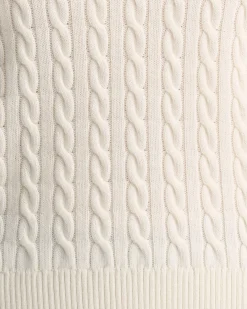 Best Sportscraft Merino Wool Baby Cable Sweater in Winter White WinterWhite
