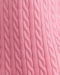 Clearance Sportscraft Merino Wool Baby Cable Sweater in Roseberry