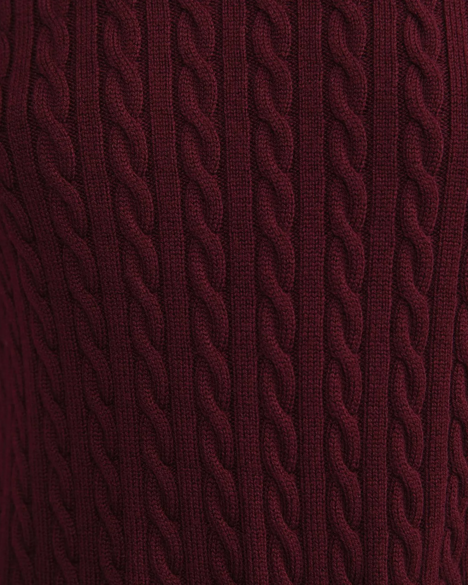 New Sportscraft Merino Wool Baby Cable Sweater in Wine