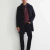 Best Sportscraft Micah Wool Blend Coat in Navy