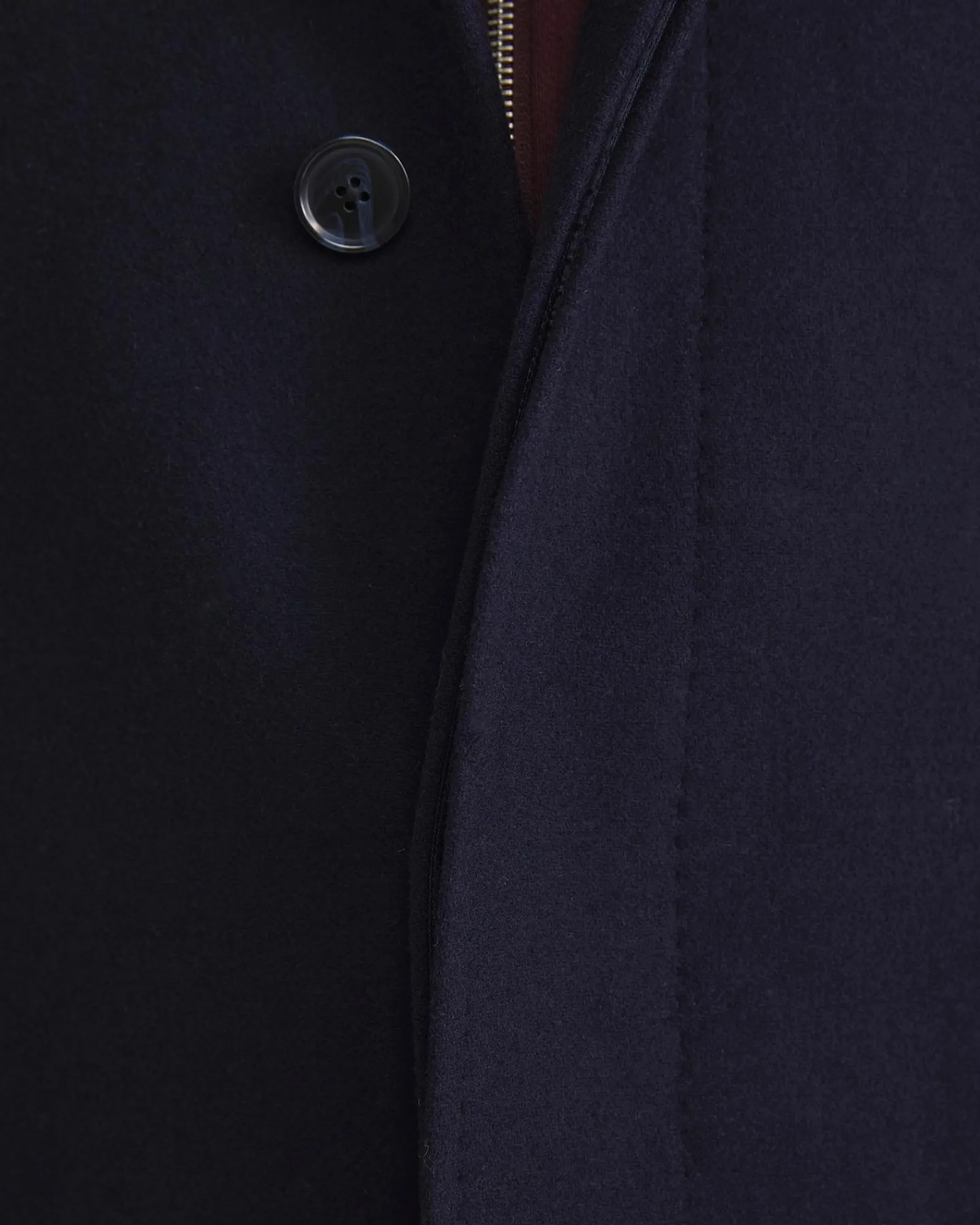 Best Sportscraft Micah Wool Blend Coat in Navy