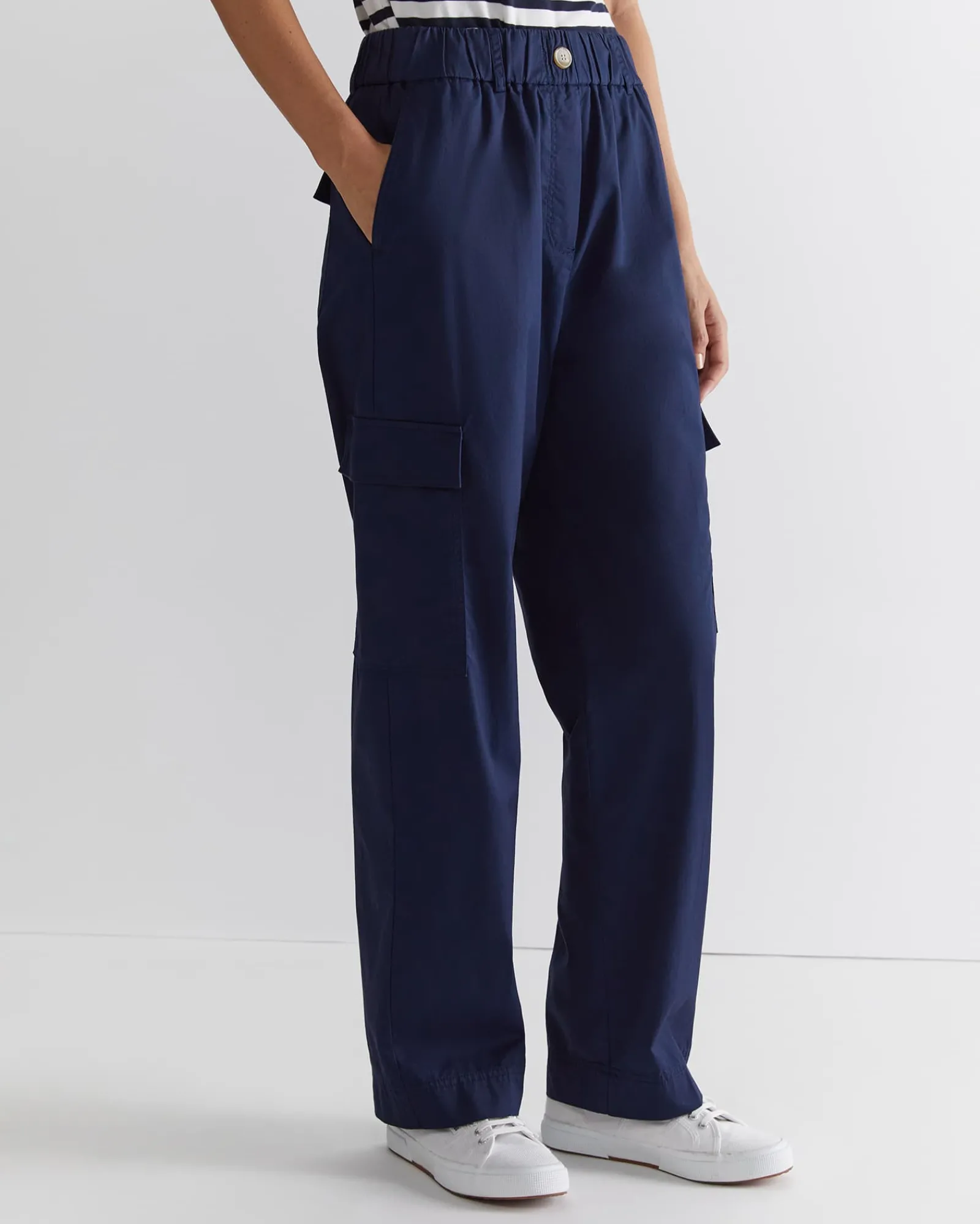 Discount Sportscraft Mila Cargo Pant in Navy