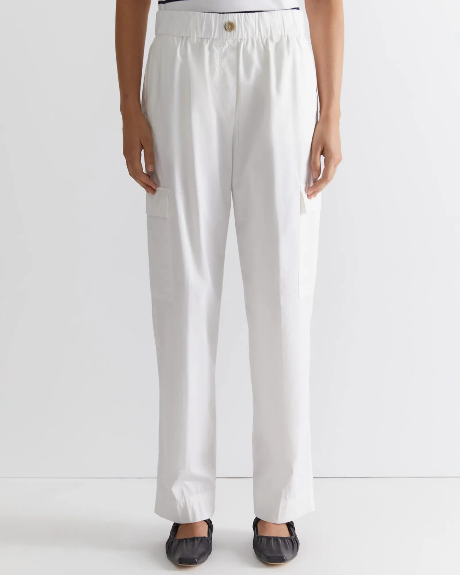 Outlet Sportscraft Mila Cargo Pant in White